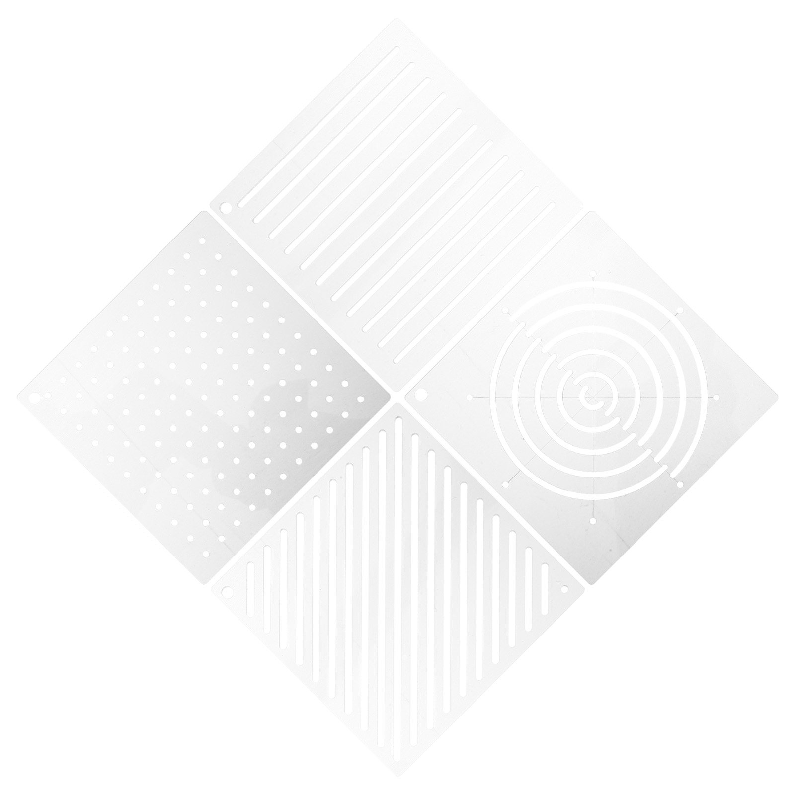 4Pcs Acrylic Quilting Template - Embroidery Craft recension och pris