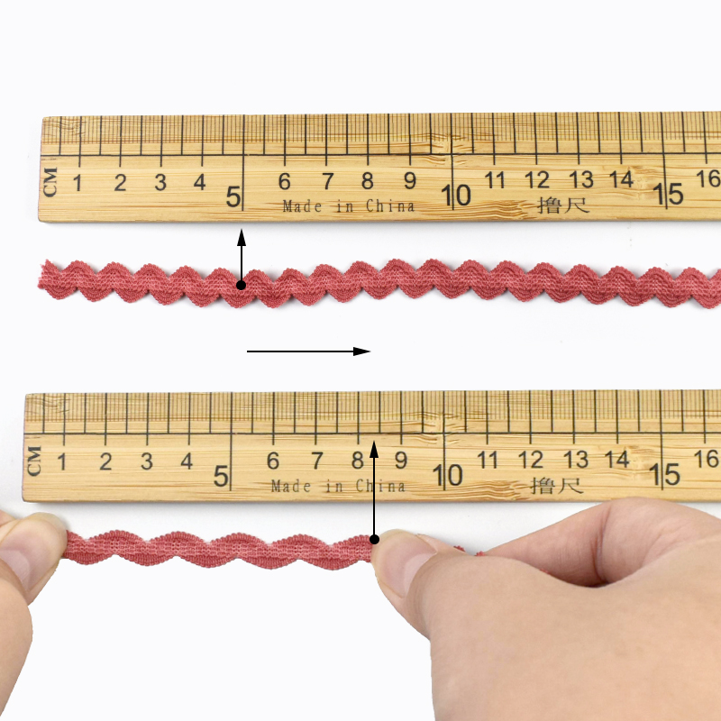 5-40M 10mm Wave Edge Elastic B - Elastic Lace Trim recension och pris