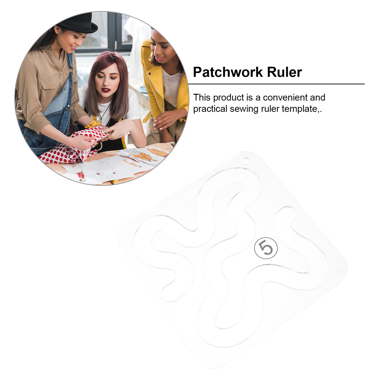 1Pcs Clear Acrylic Sewing Pain - Embroidery Craft recension och pris